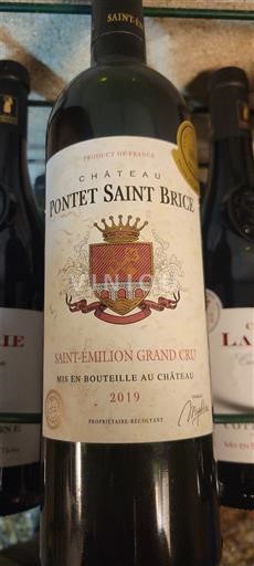 Bordo Сент-Емилион Гранд Кру Grand Cru Château Pontet Saint Brice 2019