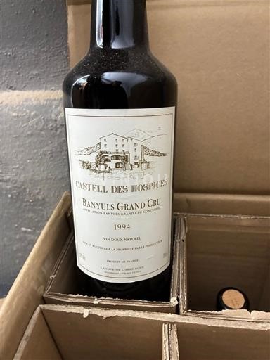Roussillon Banyuls Grand Cru Grand Cru Castell des Hospices 1994