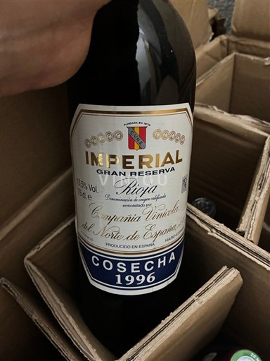 La Rioja Rioja Compañía Vinícola del Norte de España Imperial Gran Reserva 1996