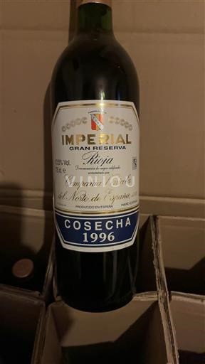 Rioja Compañía Vinícola del Norte de España Imperial Gran Reserva 1996
