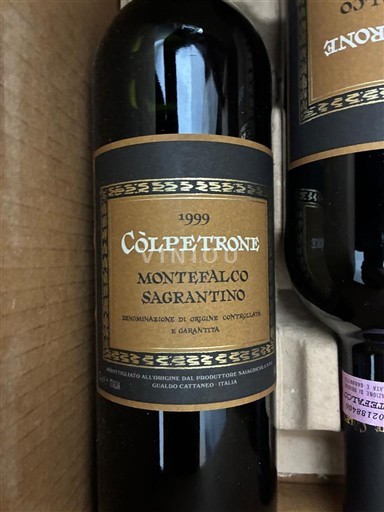Wijnen Rouge sec Colpetrone 1999 Italië Umbrië Montefalco Sagrantino DOCG