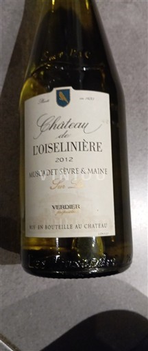 Loire-dalen Muscadet-Sèvre-et-Maine Château L'Oiselinière 2012