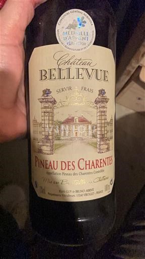 Poitou-Charentes Pineau des Charentes Château Bellevue 2020