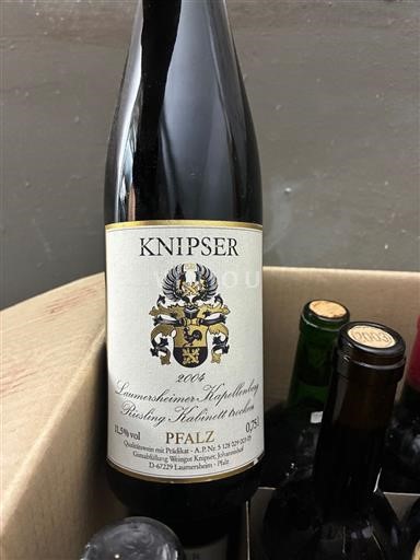 Palatinado Knipser Laumersheimer Kapellenberg Riesling Kabinett trocken 2004