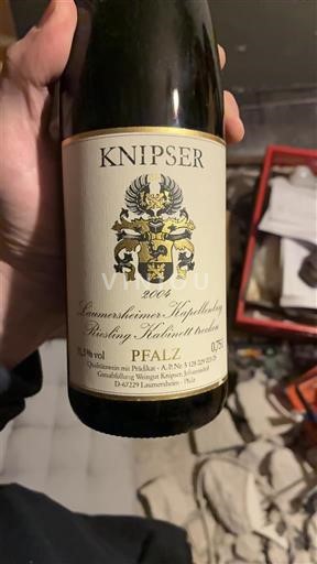 Pfalzul Palatinat Knipser Laumersheimer Kapellenberg Riesling Kabinett trocken 2004