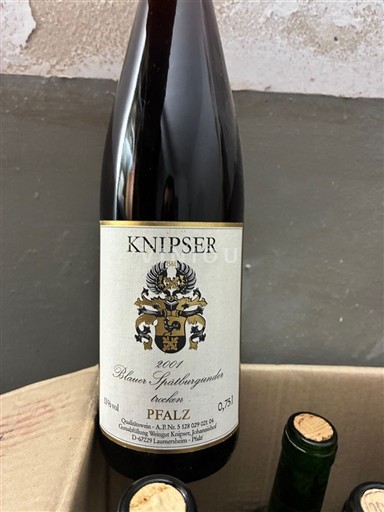 Pfalz Knipser Blauer Spätburgunder trocken 2001