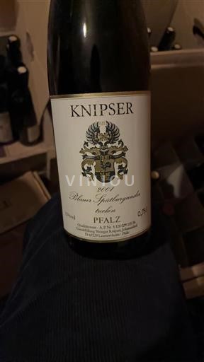 Pfalzul Palatinat Knipser Blauer Spätburgunder trocken 2001