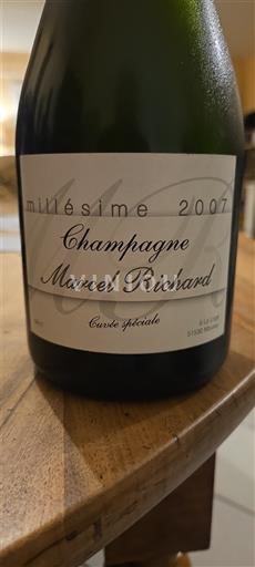 Champagne Champagner Champagne Marcel Richard spéciale 2007