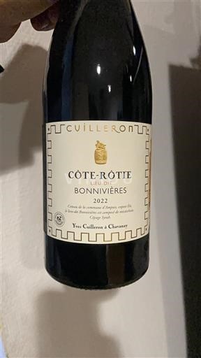 Rona dolina Côte-rôtie Yves Cuilleron à Chavanay Bonnières 2022