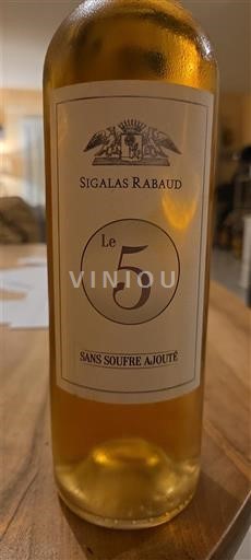 Бордо Сотерн Sigalas Rabaud Le 5 2017