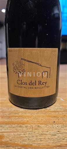 Roussillon Côtes du Roussillon Villages Clos del Rey Le Cortal des Baillettes 2022