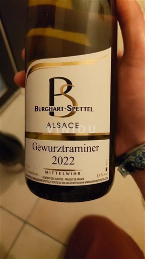 Alsazia Burghart-Spettel Gewurztraminer 2022