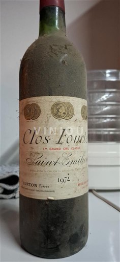 Bordeaux Saint-Émilion Clos Fourtet 1974
