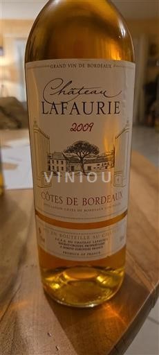 Бордо Кот-де-Бордо Château Lafaurie 2009