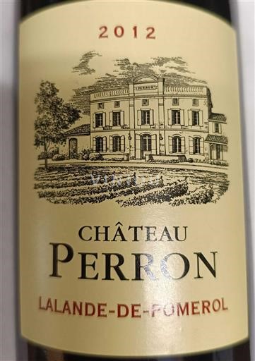 Bordeaux Lalande-de-Pomerol Château Perron 2012
