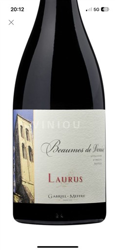 Thung lũng Rhône Beaumes de Venise Gabriel Meffre Laurus 2022