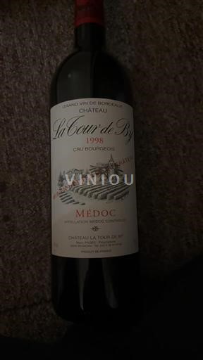 Бордо Медок Château La Tour de By La Cour de By 1998