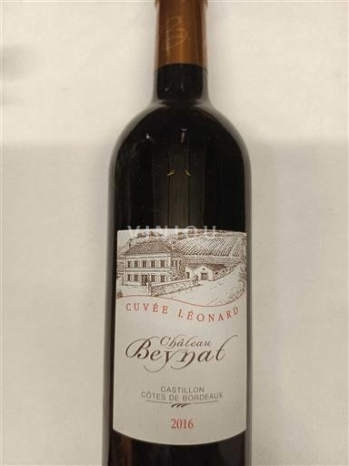 Burdeos Castillon-costas-de-burdeos Château Beynat Léonard 2016