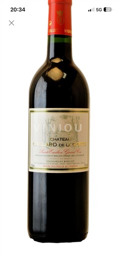 Bordeaux Saint-Émilion Grand Cru Grand Cru Château Gaillard de la Gorce 2012