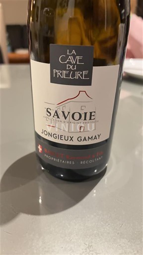 Savoie ja Bugey Savojinviini La Cave du Prieuré Jongieux Gamay Ei vuosikertaa