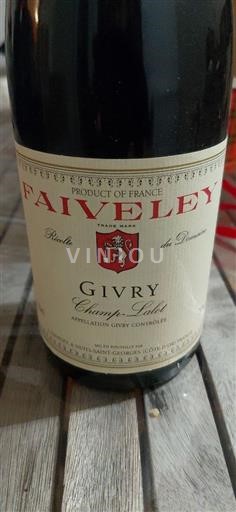 Borgogna Givry Faiveley Champ Lalot Senza annata