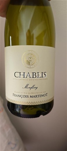 Burgundi Chablis François Martenot Montfroy 2023