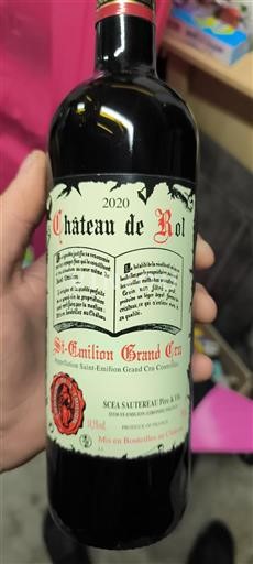 Bordeaux Saint-Émilion Grand Cru Grand Cru Château Rol 2020