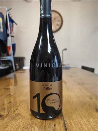 Vina Rouge sec 10 Domaine Trilles Non millésimé Francija Roussillon Côtes-du-Roussillon AOC