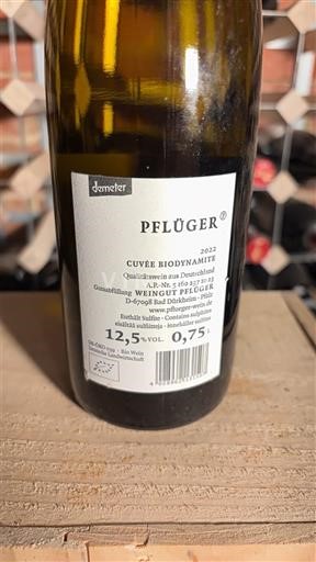 Palatinado Weingut Pflüger Biodynamite 2022