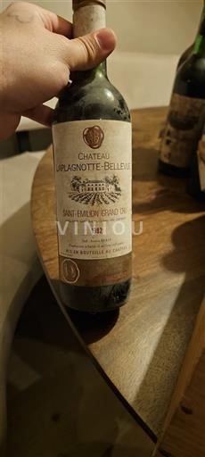 Bordeaux Saint-Émilion Grand Cru Château L'Arlagnnotte-Bellevue 1982