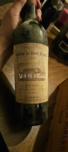 Bordeaux Médoc Château La Gorre Bigault 1959