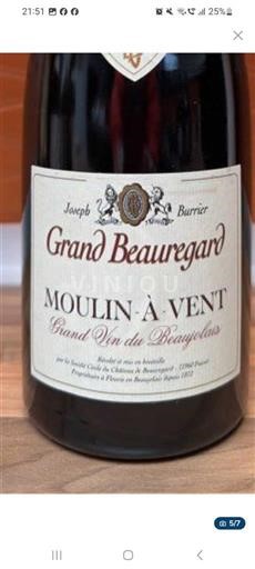 Beaujolais Moulin-à-vent Grand Beauregard 2011