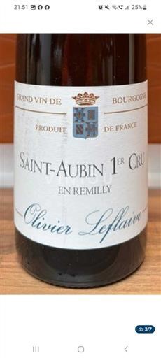 Borgoña San Aubin Premier Cru Olivier Leflaive En Remilly 2022