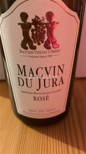 Jura Macvin du Jura Fruitière Vinicole d'Arbois Icke årgångsbetecknad