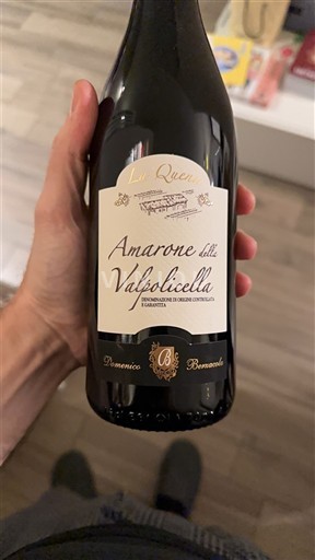 Vini Rouge sec La Quena Domenico Bonomo 2021 Italia Veneto Amarone della Valpolicella DOCG