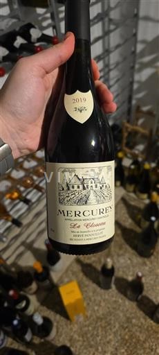 Burgundsko Mercurey Hervé Panouillot Le Closeau 2019