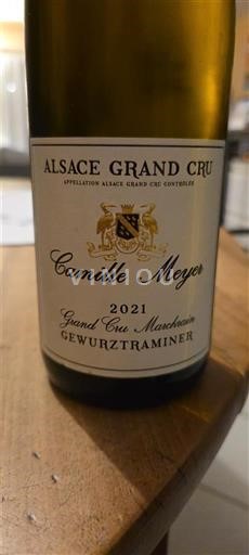Wines Blanc sec Grand Cru Mambourg Gewurztraminer Camille Meyer 2021 France Alsace Gewurztraminer AOC Grand Cru