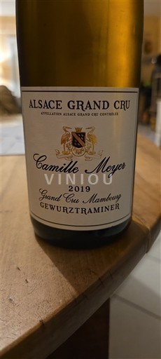 Alsace Gewurztraminer Grand Cru Camille Meyer Grand Cru Mambourg Gewurztraminer 2019