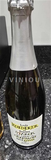 Champagne Šampanské Louis Roederer Philippe Starck Brut Nature 2009