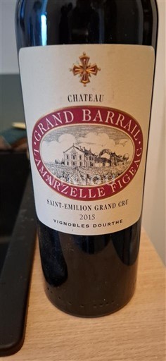 Bordeaux Saint-Émilion Grand Cru Grand Cru Grand Barrail Lamarzelle Figeac 2015