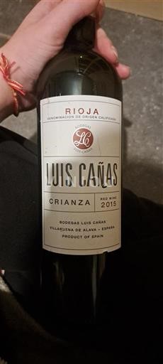 Viinit Rouge sec Crianza Luis Cañas 2015 Espanja La Rioja Rioja DO