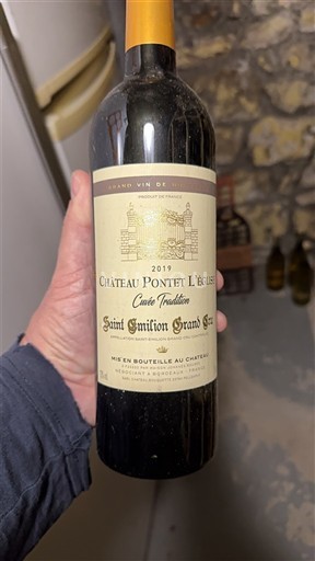 Bordeaux Saint-Émilion Grand Cru Château Pontet l’Eglise Tradition 2019