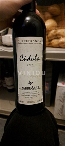 Vin Rouge sec Cidula Andrea Arici 2013 Italie Lombardie DOC