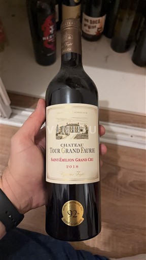 Bordeaux Saint-Émilion Grand Cru Château Tour Grand Faurie 2018