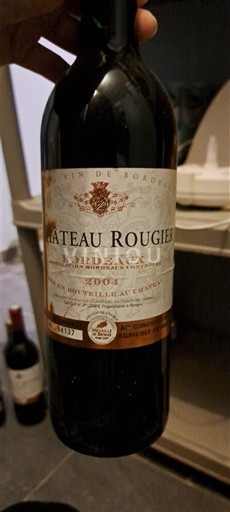 Bordeaux Château Rougier 2004