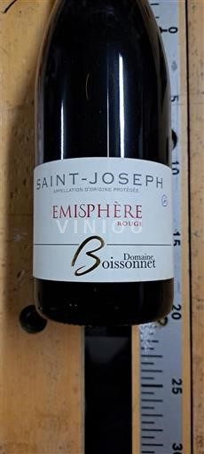 Vin Rouge sec Emisphère Domaine Boissonnet 2021 France Vallée du Rhône Saint-Joseph AOC