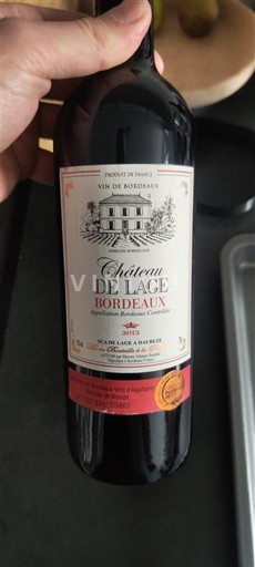 Bordeaux Château Lage 2012