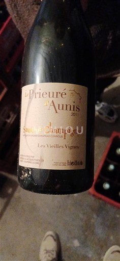 Loiren laakso Saumur-champigny Le Prieuré d'Aunis Les Vieilles Vignes 2011
