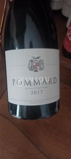 Burgund Pommard Compagnie Vinicole de Bourgogne 2017