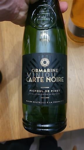 Languedoc Picpoul de Pinet Ormarine Carte Noire 2022